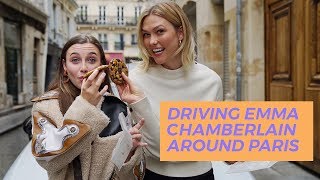 Driving Emma Chamberlain Around Paris  Karlie Kloss [upl. by Gnouv277]