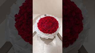 500 Roses Bouquet💐❤️viralvideo shorts [upl. by Nonnaer]