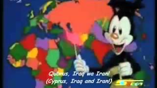 Animaniacs الضاحكون Opening Yakkos Nations of The World Arabic Subs [upl. by Othello146]