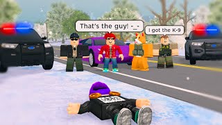 He Called The Cops On Me After Losing The Street Race They Had To Get The K9 Roblox [upl. by Vitkun]