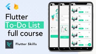 Flutter To Do List App Tutorial with Firebase  full course [upl. by Matlick798]