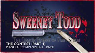 The Contest Part 1  Sweeney Todd  Piano AccompanimentRehearsal Track [upl. by Ieppet247]