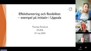 20240527 Effekthantering och flexibilitet  Exempel på initiativ i Uppsala [upl. by Carl]