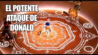 Kingdom Hearts III – Momento Badass de Donald ¡Zettafulgor Zettaflare [upl. by Legin173]