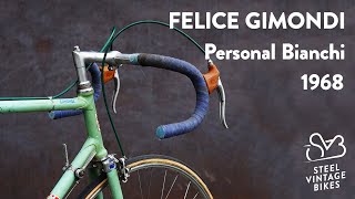 Felice Gimondi Personal Bianchi Road Bicycle 1968 [upl. by Ignatius837]