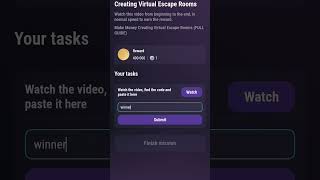 Creating Virtual Escape Room Tapswap Code tapswap nft [upl. by Truc]