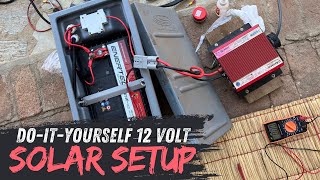 DoItYourself 12V Solar Powered Camping Fridge Setup DIY Hack [upl. by Roti]