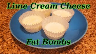 How To Make Keto Coconut Lime Cheesecake Fat Bombs  4 ingredients [upl. by Moritz]