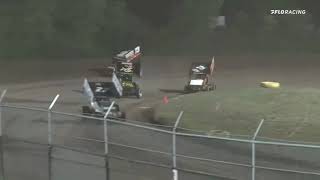 IRA Sprint Car Feature  Wilmot Raceway 8222020 [upl. by Nayar]