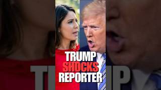 President Trump SHOCKS This Reporter in Heated Clash 😱🚨 shorts [upl. by Boggers]