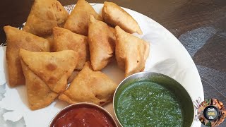 Tasty and Crispy Whole Wheat Samosa Recipe at Home [upl. by Sprung350]