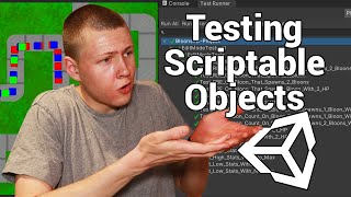 How to Unit Test Scriptable Objects in Unity  Builder Pattern  Bloons TD Clone MadeWithUnity ep4 [upl. by Cartan33]