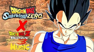 Sparking Zero  Vegeta Story Mode Budokai 3 Music [upl. by Adniroc]