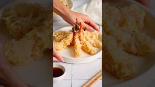 The Crispiest Shrimp Tempura 🍤 easyrecipes [upl. by Auqinal]