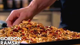 Gordon Ramsays Granola Recipe [upl. by Nonnah]