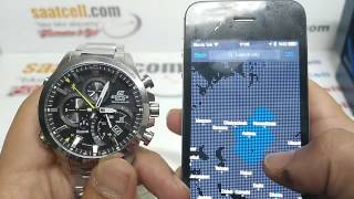 Casio Edifice EQB500D1A Akıllı telefona bağlanma özellikli saat incelemesi Türkçe [upl. by Ybor]