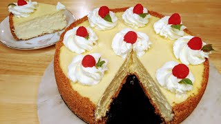 cheesecake ЛУЧШИЙ НЬЮЙОРКСКИЙ ЧИЗКЕЙК  BEST EVER NEW YORK CHEESECAKE чизкейк выпечка [upl. by Ynetruoc834]