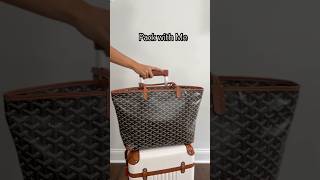 Pack wMe ft Amazon Faves and my Goyard Artois whatsinmybag packwithme goyard luxurybags [upl. by Nodyarb]