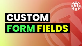 Add Custom Form Fields in WordPress Website  How to Add Dropdown in Wordpress [upl. by Nilyaj]