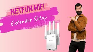 Netfun 300m Wifi Repeater Setup [upl. by Caryn212]