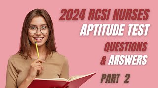 2024 RCSI Aptitude Test Ireland Questions and Answers NMBI Part 2 [upl. by Adli378]