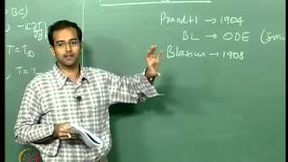 Mod01 Lec12 Laminar External flow past flat plate Blasius Similarity Solution [upl. by James]