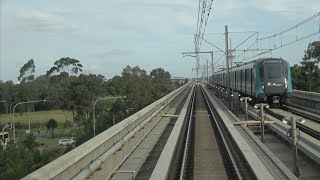 Front Window View North West Metro Tallawong to Chatswood [upl. by Balthazar]