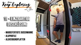 219  Einzigartige 3 in 1 Duschlösung Dusche  Toilette  Schrank  Fiat Ducato L5H3 [upl. by Eecyac]