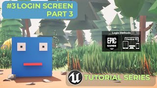 Unreal Engine 5 Multiplayer Tutorial Series 3 Login Screen Part 3 [upl. by Towland585]