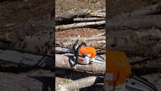 How start and use the choke on a Stihl ms362c [upl. by Pearse]