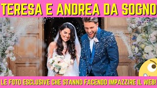 IL MATRIMONIO DA SOGNO DI TERESA LANGELLA E ANDREA DAL CORSO LE IMMAGINI CHE STANNO INFUOCANDO ILWEB [upl. by Eisserc]