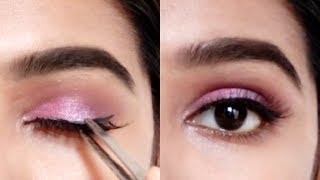 How to Apply False EyeLashes for beginners in Tamil  fake lashes tutorial [upl. by Angel]