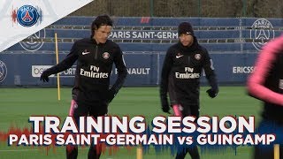 TRAINING SESSION  PARIS SAINTGERMAIN vs GUINGAMP [upl. by Philo486]