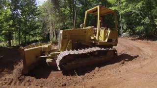 cat d4c dozer pushing dirt [upl. by Lancelot]