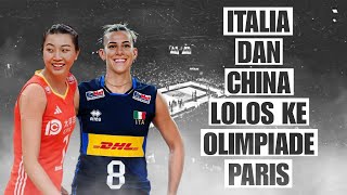 ITALIA DAN CHINA LOLOS KE OLIMPIADE PARIS 2024 ‼️ [upl. by Auqeenahs]