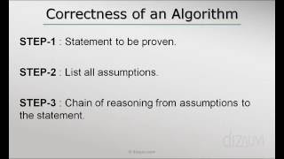 Correctness of an algorithm [upl. by Lielos290]