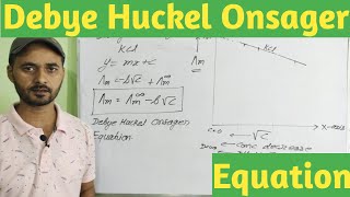 What is The Debye Huckel Onsager Equation [upl. by Nal]