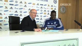 EXCLUSIVE New signing Bertrand Traore speaks to Chelsea TV [upl. by Esekram]