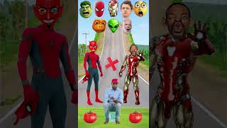 Iron man Vs Spider man hulk patila modi dame tu cosita alian me correct head matching game 🎮 viral [upl. by Ignacius]