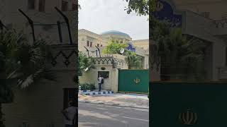 Iran Embassy at Delhi viralvideo iranembassy trending trendingshorts trendingvideo unexplored [upl. by Annai350]