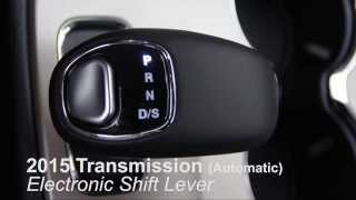 Electronic Shift Lever  2015 Chrysler Jeep Dodge Auto Transmission  Sam Leman Vehicle Tips [upl. by Arimak]