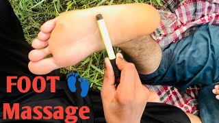 FOOT MASSAGE ASMR l THE MOST DEMANDING FOOT MASSAGEfor RELAXATION asmrfootmassage [upl. by Nosmirc]