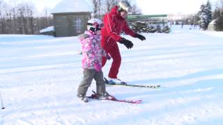 Sinitier au ski  conseils débutant 2 [upl. by Lladnew]