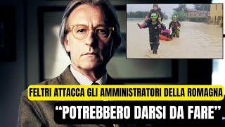 VITTORIO FELTRI CRITICHE AGLI AMMINISTRATORI REGIONALI DOPO LALLUVIONE IN EMILIAROMAGNA [upl. by Gesner977]