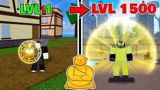 How to LEVEL UP FAST in the First and Second Sea using BUDDHA FRUIT in BLOX FRUITS  LVL 1 to 1500 [upl. by Killian659]