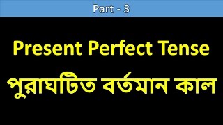 3Present Perfect Tense  Basic English Grammar Course in Bengali [upl. by Aneela]