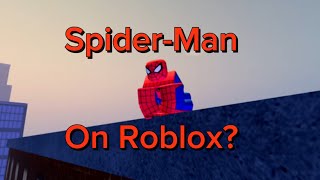 SpiderMan in Roblox  TangledWeb Chronicles [upl. by Clementi]