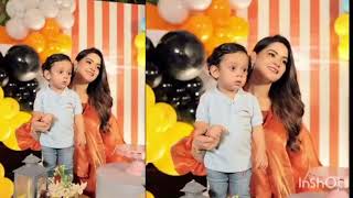 MINAL KHAN SON HASSAN GRAND BIRTHDAY CELEBRATION minalkhan aimankhan [upl. by Enywtna752]