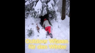 Super wichtig Outdoor Wissen Winter 🔥Feuer machen Iglu bauen und vieles mehr [upl. by Kceb737]