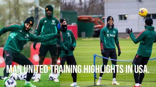 MAN UNITED TRAINING HIGHLIGHTS IN USA✅ [upl. by Lerud]